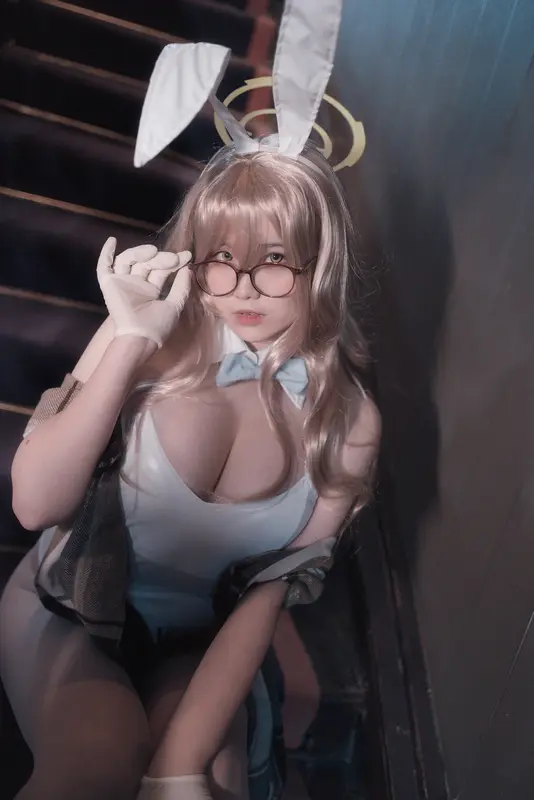 阿半今天很开心 – NO.023 蔚蓝档案 室笠茜 兔女郎 9
